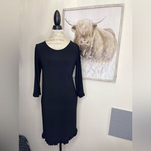 Beautiful EUC ANNALEE+HOPE Medium Stretchy Black Holiday